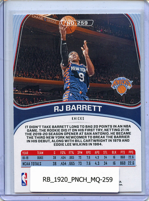 RJ Barrett 2019-20 Chronicles, Marquee #259