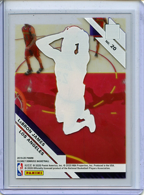 LeBron James 2019-20 Clearly Donruss #20 (1)