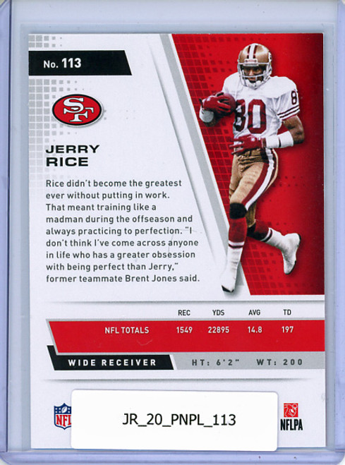 Jerry Rice 2020 Playoff #113