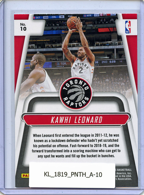 Kawhi Leonard 2018-19 Threads, Automatic #10