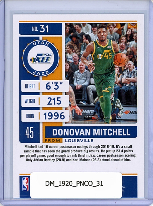 Donovan Mitchell 2019-20 Contenders #31