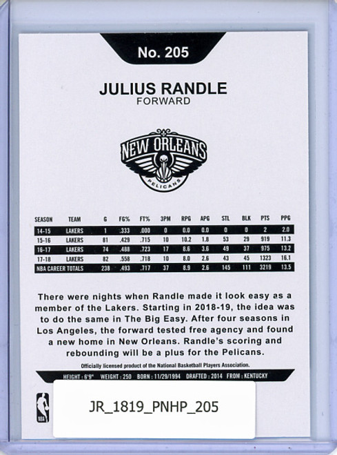 Julius Randle 2018-19 Hoops #205