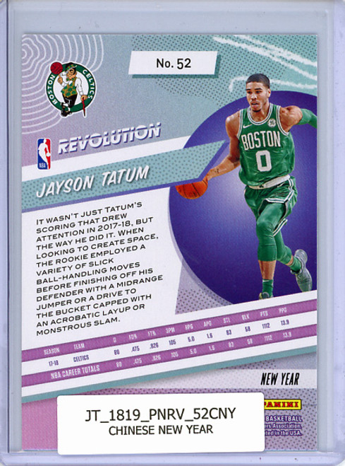 Jayson Tatum 2018-19 Revolution #52 Chinese New Year