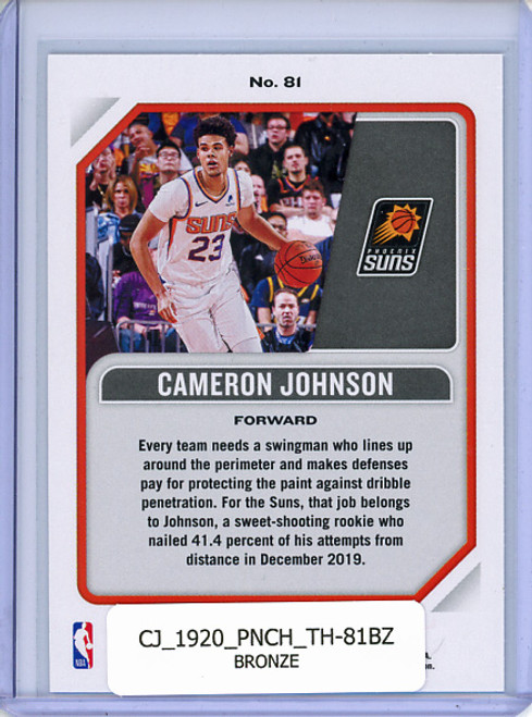 Cameron Johnson 2019-20 Chronicles, Threads #81 Bronze