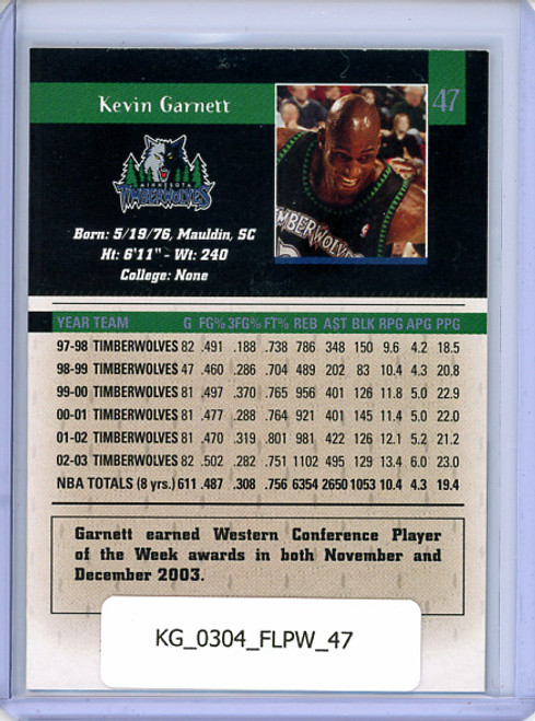 Kevin Garnett 2003-04 Patchworks #47