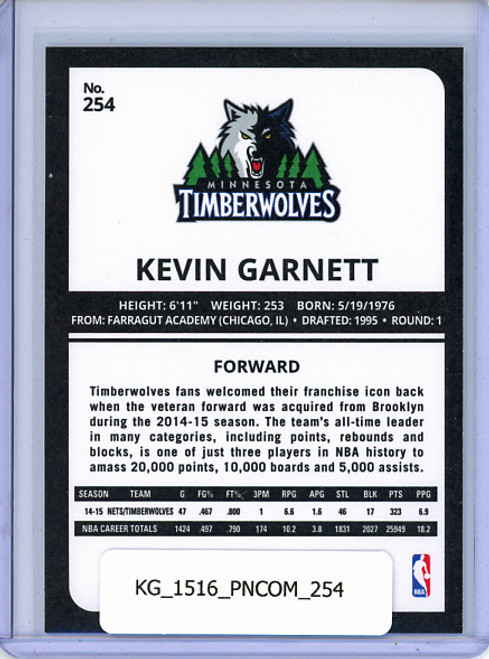 Kevin Garnett 2015-16 Complete #254