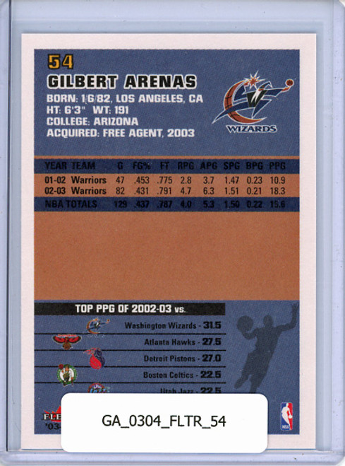 Gilbert Arenas 2003-04 Tradition #54