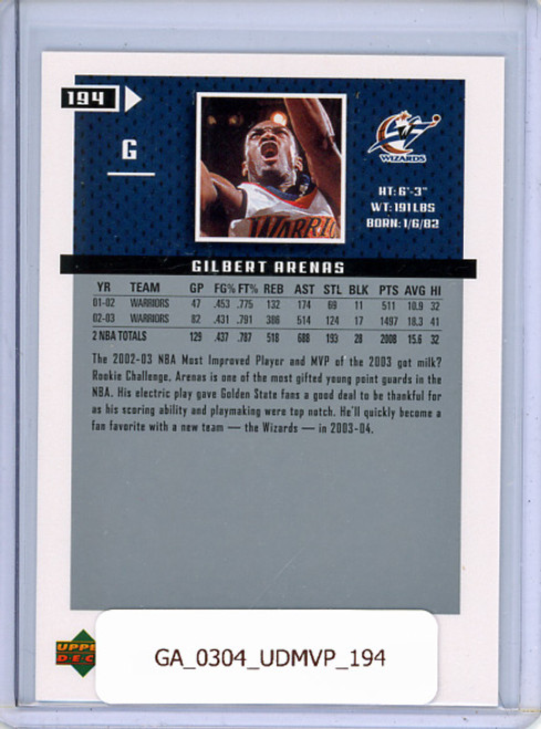 Gilbert Arenas 2003-04 MVP #194