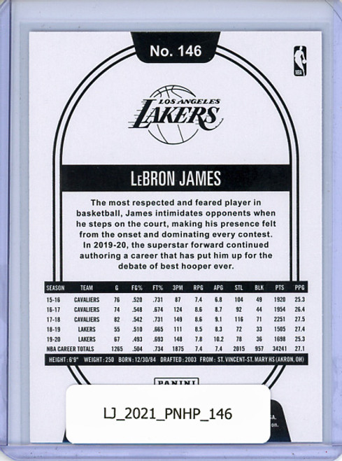 LeBron James 2020-21 Hoops #146