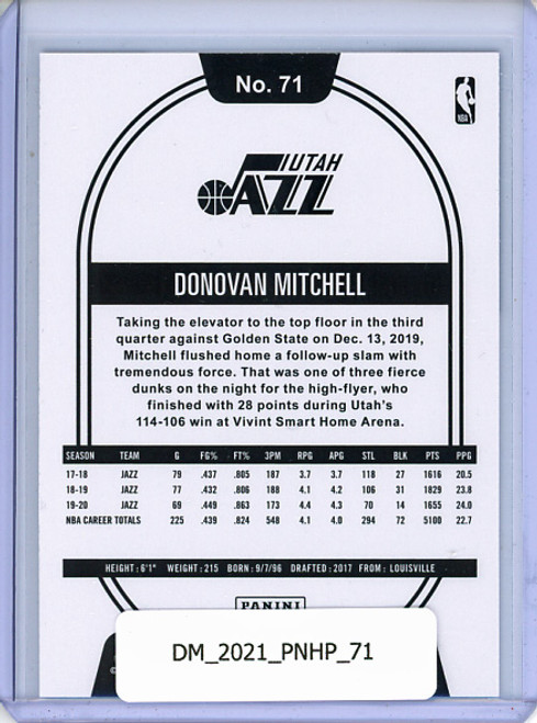 Donovan Mitchell 2020-21 Hoops #71
