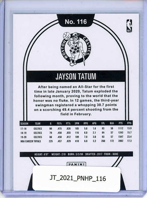 Jayson Tatum 2020-21 Hoops #116