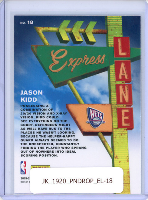 Jason Kidd 2019-20 Donruss Optic, Express Lane #18