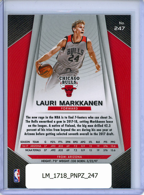 Lauri Markkanen 2017-18 Prizm #247