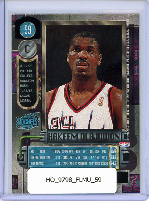 Hakeem Olajuwon 1997-98 Metal Universe #59