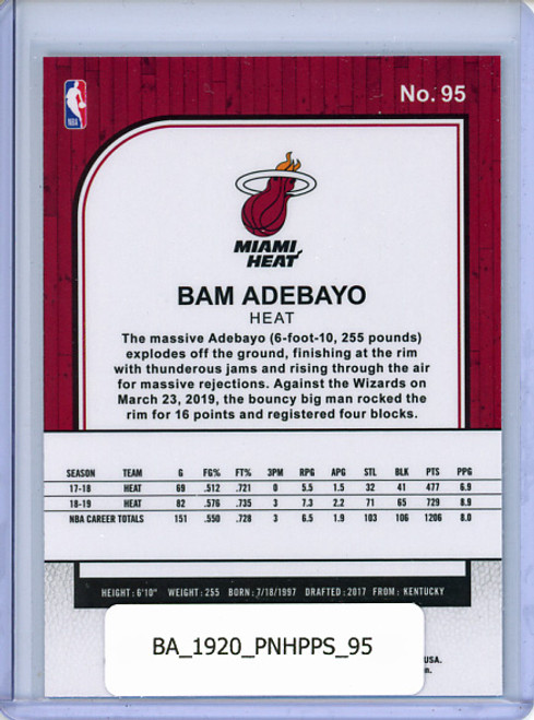 Bam Adebayo 2019-20 Hoops Premium Stock #95