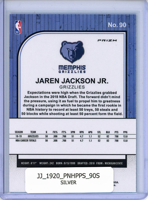 Jaren Jackson Jr. 2019-20 Hoops Premium Stock #90 Silver