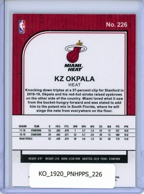 KZ Okpala 2019-20 Hoops Premium Stock #226