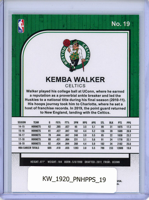 Kemba Walker 2019-20 Hoops Premium Stock #19