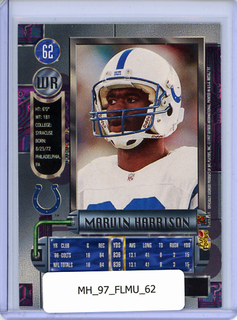 Marvin Harrison 1997 Metal Universe #62