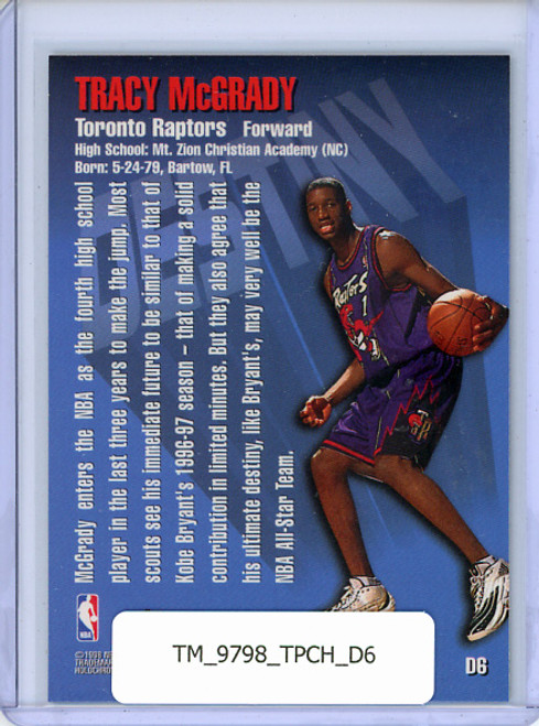 Tracy McGrady 1997-98 Topps Chrome, Destiny #6