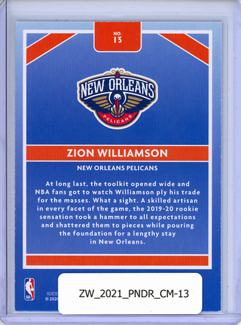 Zion Williamson 2020-21 Donruss, Craftsmen #13
