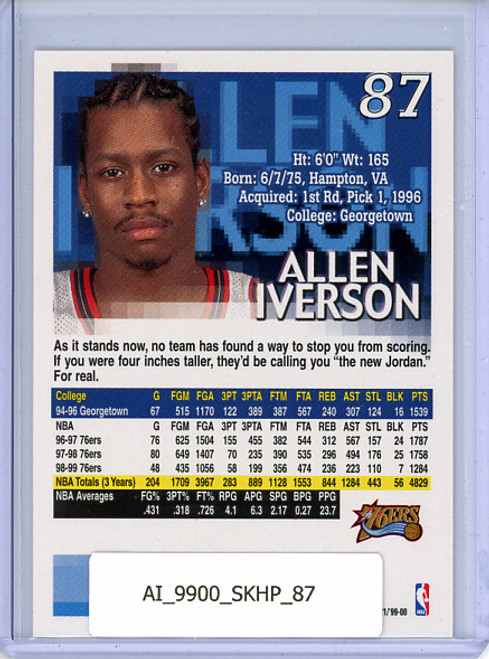 Allen Iverson 1999-00 Hoops #87