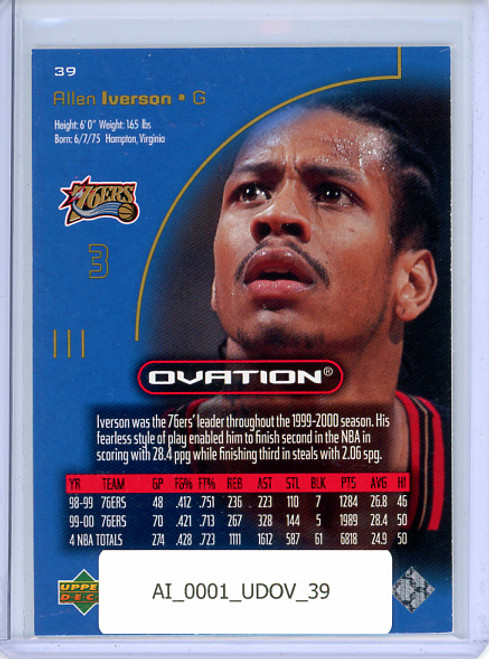 Allen Iverson 2000-01 Ovation #39