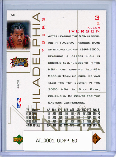 Allen Iverson 2000-01 Pros & Prospects #60