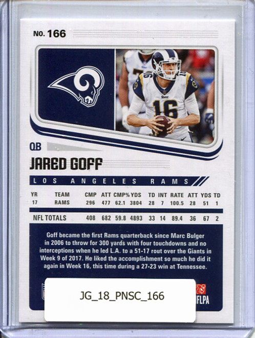 Jared Goff 2018 Score #166