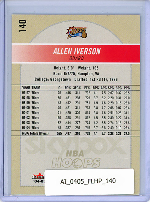 Allen Iverson 2004-05 Hoops #140