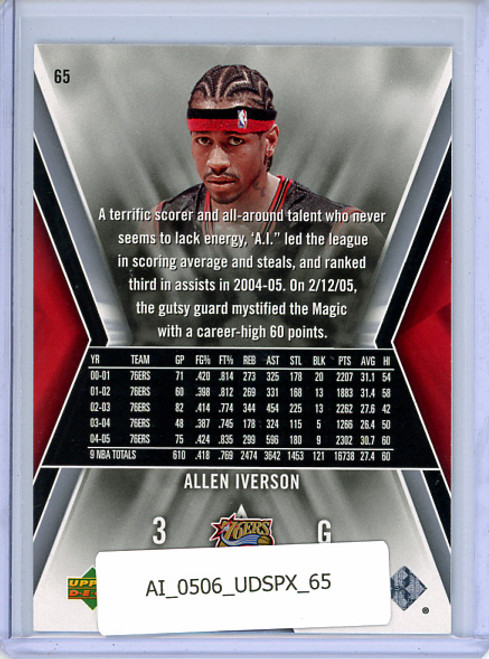 Allen Iverson 2005-06 SPx #65
