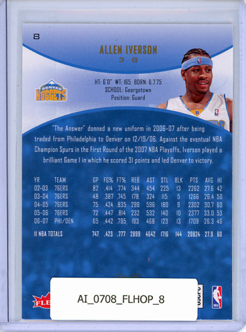 Allen Iverson 2007-08 Hot Prospects #8