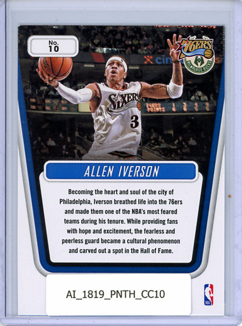 Allen Iverson 2018-19 Threads, Century Collection #10