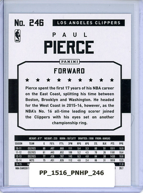 Paul Pierce 2015-16 Hoops #246