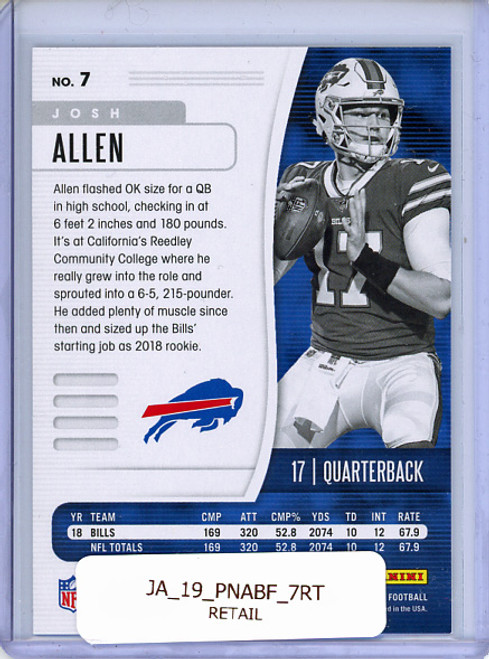 Josh Allen 2019 Absolute #7 Retail