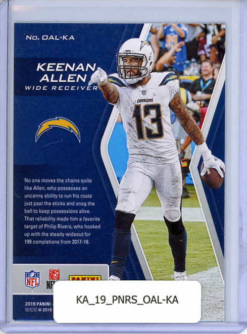 Keenan Allen 2019 Rookies & Stars, On Another Level #OAL-KA