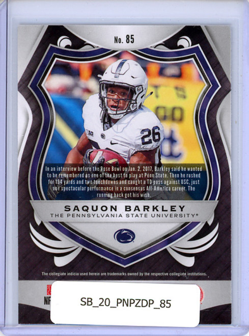 Saquon Barkley 2020 Prizm Draft Picks #85 Crusade