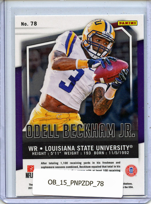 Odell Beckham Jr. 2015 Prizm Draft Picks #78