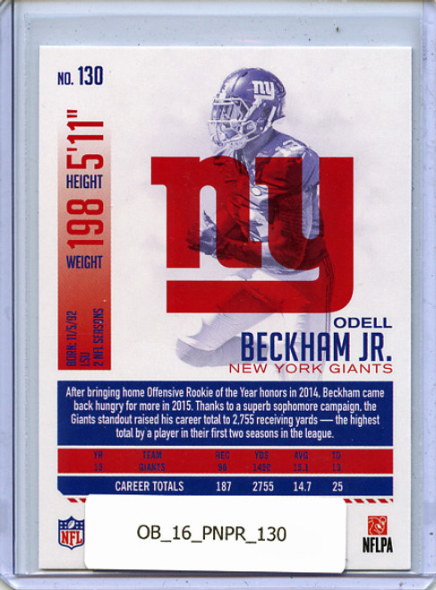 Odell Beckham Jr. 2016 Prestige #130