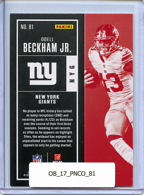 Odell Beckham Jr. 2017 Contenders #81