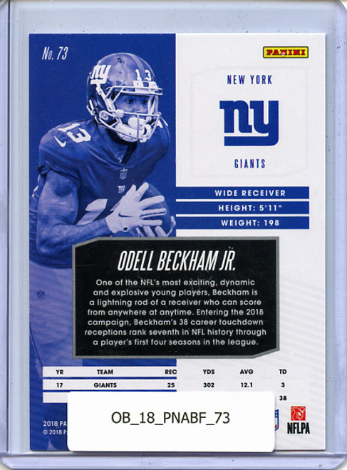 Odell Beckham Jr. 2018 Absolute #73