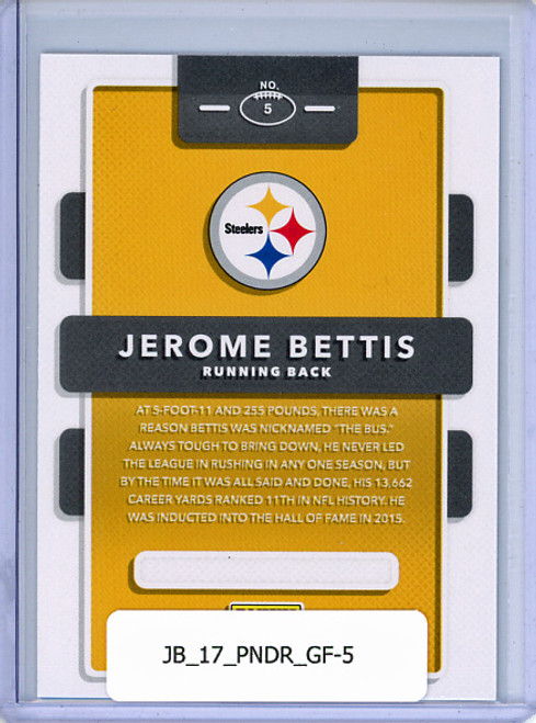 Jerome Bettis 2017 Donruss, Ground Force #5