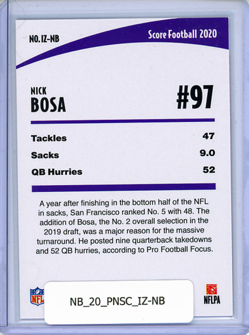 Nick Bosa 2020 Score, In the Zone #IZ-NB