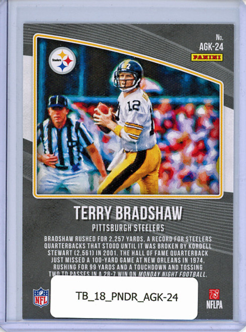 Terry Bradshaw 2018 Donruss, All-Time Gridiron Kings #AGK-24