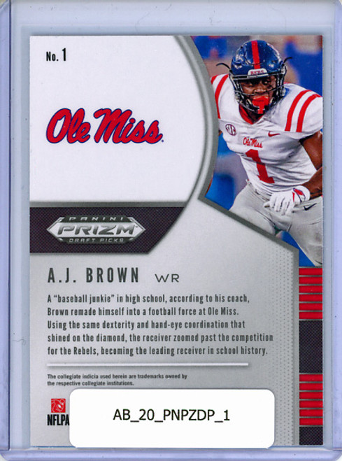 A.J. Brown 2020 Prizm Draft Picks #1