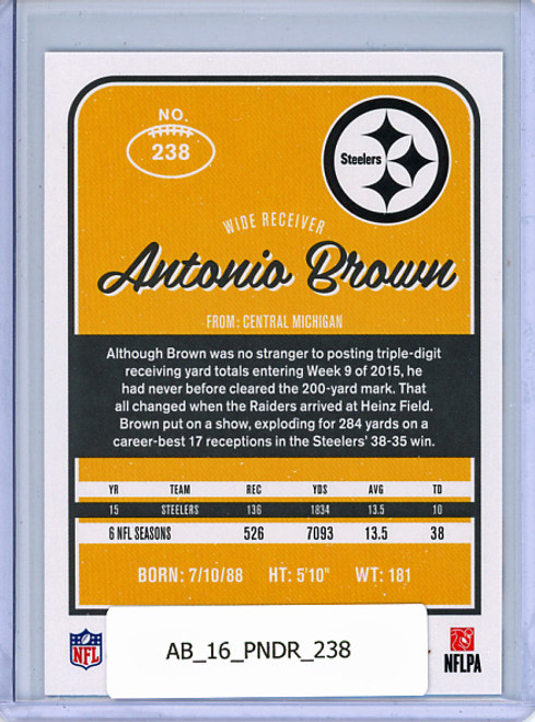 Antonio Brown 2016 Donruss #238