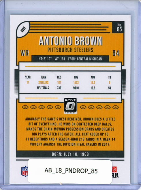 Antonio Brown 2018 Donruss Optic #85