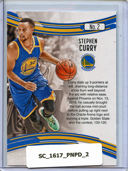 Stephen Curry 2016-17 Panini Day #2