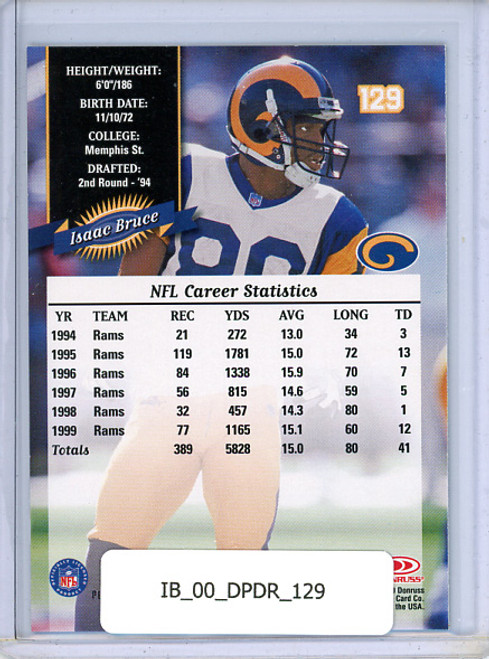 Isaac Bruce 2000 Donruss #129