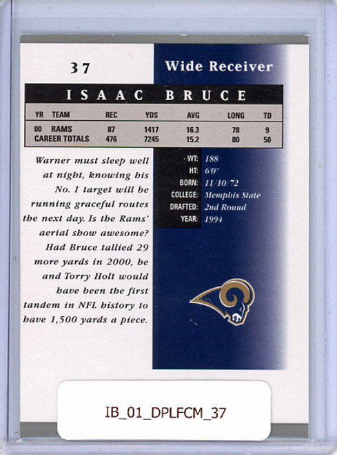 Isaac Bruce 2001 Certified Materials #37